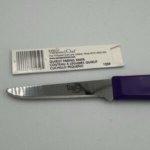 Pampered Chef Quikut Purple Paring Knive #1259